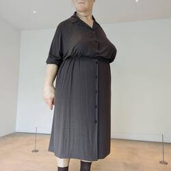 This old woman is enormous, and so realistic it's frightening