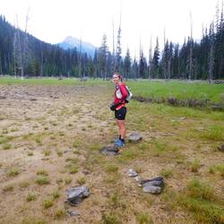 A dried up part of Duchovny Lake