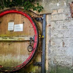 Das Felsenlabyrinth am Fuße des Schlosses ist leider geschlossen
