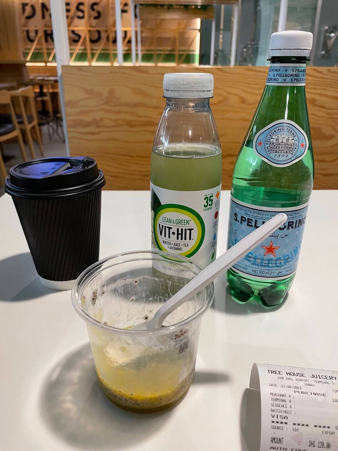 The most expensive chia seeds and coffee i have ever had