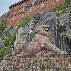 Die Zitadelle mit dem berühmten Löwen