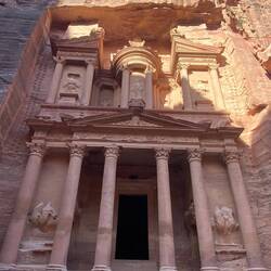 The treasury. Quite the sight - but wish people werent allowed to sit there.