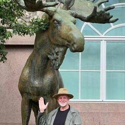 At the end, I met a moose 😅😅😅!