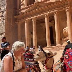 Me and Daisy - she was just beginning to growl at me