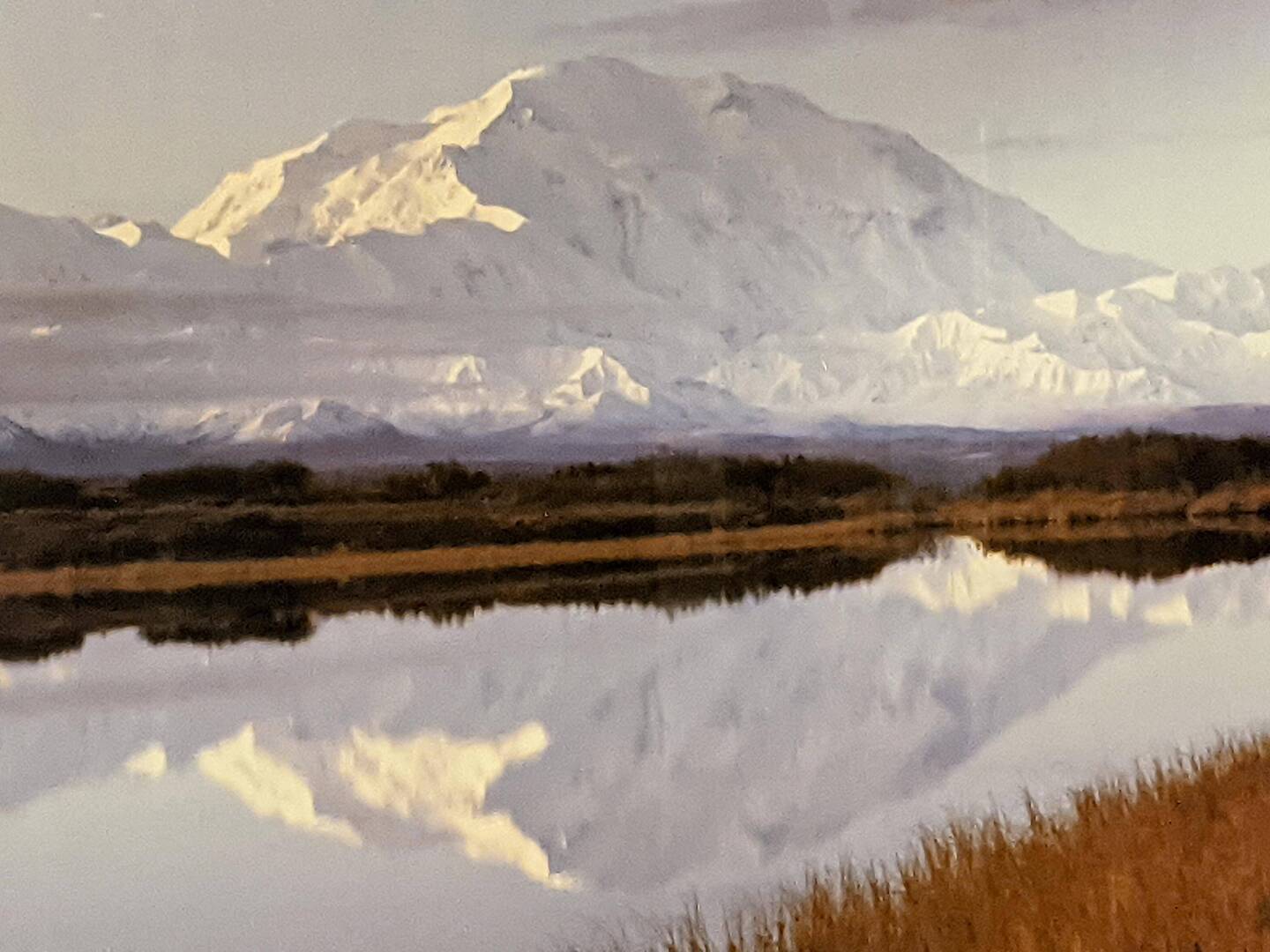 What we would have seen if Denali was not buried in the clouds during our visit