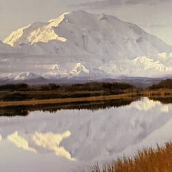 What we would have seen if Denali was not buried in the clouds during our visit