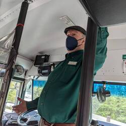 Our driver Elton Parks rocks!