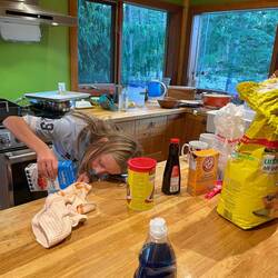 Es wird mal wieder gebacken.