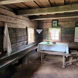 Inside an Aukštaitija town home