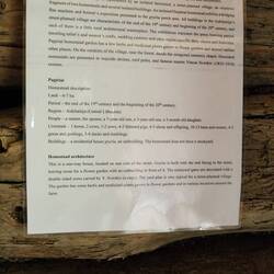 Explanation of an Aukštaitija town and homestead