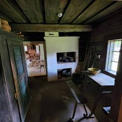 Inside an Aukštaitija town home