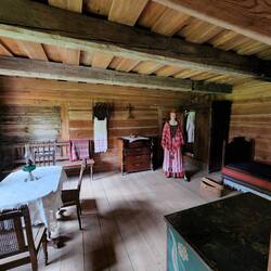 Inside house on Suvalkija homestead
