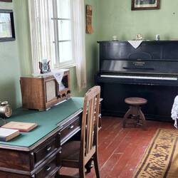 The priest's room inside the church in the small "Rumškiai town"