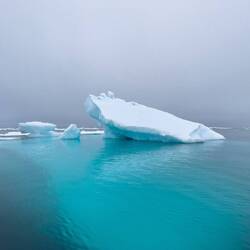 Can you believe there is way more ice under the surface — Baffin Bay, Greenland.