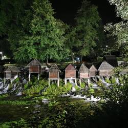 Die Mühlen bei Nacht