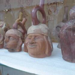 Moche heads- peru- 500 AD