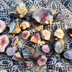 Pretty pinks and blues