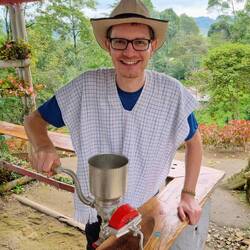 ... und schließlich mahlen und aufbrühen 🫖