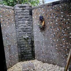 So eine geile open air Dusche in meinem Hostel