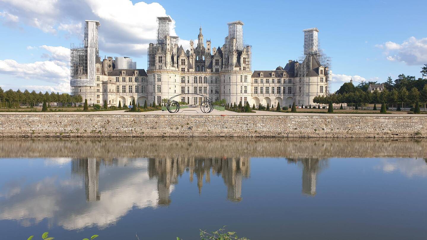 Chateau de Chambord im Abendlicht