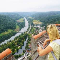 Blick auf den Tatzelwurm und das Altmühltal