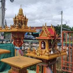 Geisterhaus einer Schule des Dorfes