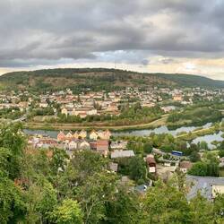 Blich auf Riedenburg im Altmühltal
