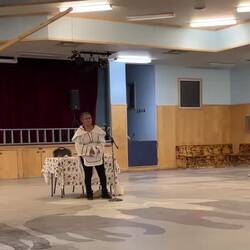 Let the Inuit Games begin — Pond Inlet, Baffin Island.