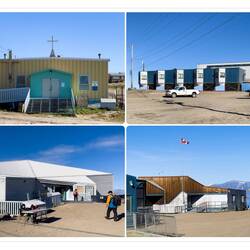 Some of the buildings from our meander through the hamlet — Pond Inlet, Baffin Island.