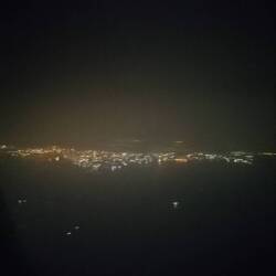 Anflug auf Jakarta. 2 Uhr morgens.