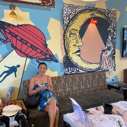 Im Abraham Hostel endlich wieder Wifi