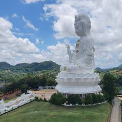 Aussicht von der Spitze des Kegelgebäudes