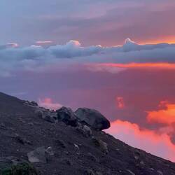 Auf dem Gipfel des Acatenangos