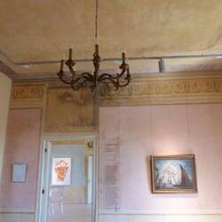 Frescos at Panemunė Castle