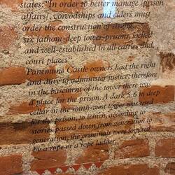 Prison description at Panemunė Castle