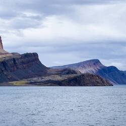 Adams Sound is where zodiac operations will be attempted — Admiralty Inlet, Baffin Island.