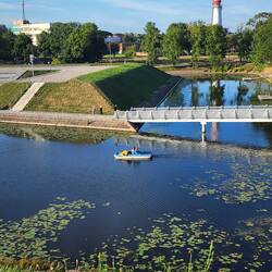 Beautiful park in Klaipėda
