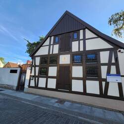 German style building in Old Town Klaipėda