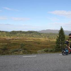Fjäll auf dem Grenzpass