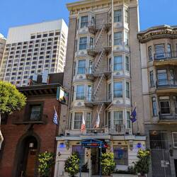 Cornell Hotel on Bush Street.