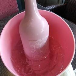 Stilish servierter Rose in der "Brasserie des Eclusiers".