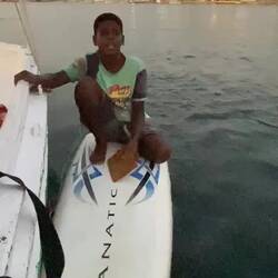 ... But this little guy did. No adults in sight.