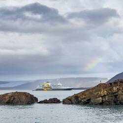 A bit of rainbow color — Dundas Harbour, Devon Island.
