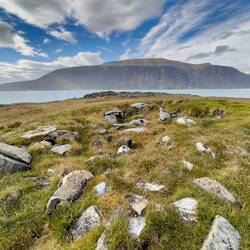 Thule house ruins — Dundas Harbour, Devon Island.