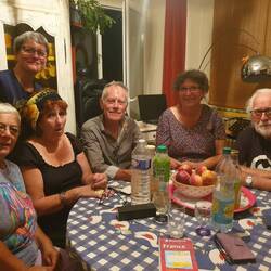 Martine (St Jacques), Maryline (aussi), Nadia, Régine et Georges