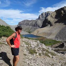 Looking down on the second lake