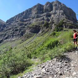 Going up towards Harvey Pass
