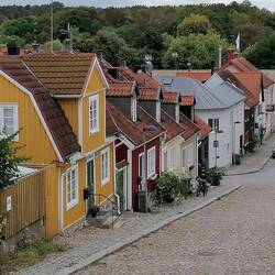 die Altstadt in Ronneby