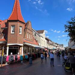 Zum Einkaufen bei bestem Wetter!