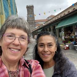 Outside the Mercado de Abastos